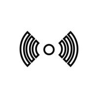 Signal icon vector. wifi illustration sign. antenna and satellite signal symbols. Wireless technologys. vector