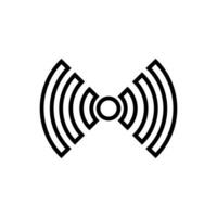 Signal icon vector. wifi illustration sign. antenna and satellite signal symbols. Wireless technologys. vector