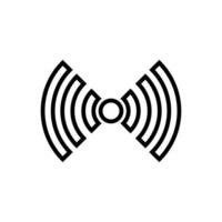 Signal icon vector. wifi illustration sign. antenna and satellite signal symbols. Wireless technologys. vector