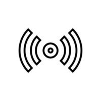 Signal icon vector. wifi illustration sign. antenna and satellite signal symbols. Wireless technologys. vector