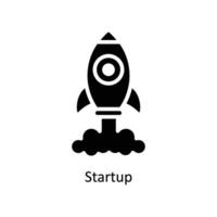 Startup vector  Solid  Icon Design illustration. Business And Management Symbol on White background EPS 10 File