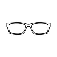 lentes icono vector. Gafas de sol ilustración signo. ceguera símbolo o logo. vector