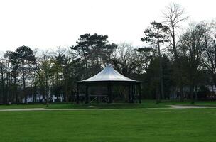 Wardown Public Park of Luton Town of England During Cold and sunny day of April 7th, 2023 photo