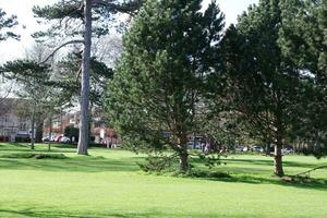 Wardown Public Park of Luton Town of England During Cold and sunny day of April 7th, 2023 photo