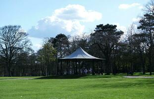 Wardown Public Park of Luton Town of England During Cold and sunny day of April 7th, 2023 photo