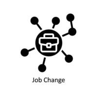 Job Change vector  Solid  Icon  Design illustration. Business And Management Symbol on White background EPS 10 File