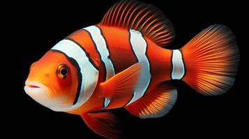 AI generated hyper realistic illustrations of Clownfish photo