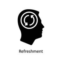 Refreshment vector  Solid  Icon  Design illustration. Business And Management Symbol on White background EPS 10 File