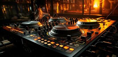 ai generado el mejor gratis DJ mezclador en el Internet foto