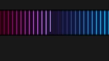 blå ultraviolett neon laser rader video animering