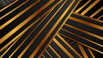 Black and bronze abstract stripes video animation