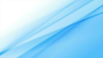 Blue and white smooth gradient striped video animation