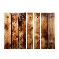 AI generated Set of Wooden Planks with Textured Finish png