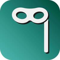 Eye mask Vector Glyph Gradient Background Icon For Personal And Commercial Use.