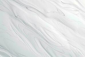 AI generated Marbled white abstract background. Liquid marble ink pattern. abstract white paint mixing in water photo