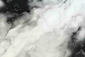 AI generated Marbled white abstract background. Liquid marble ink pattern. abstract white paint mixing in water photo