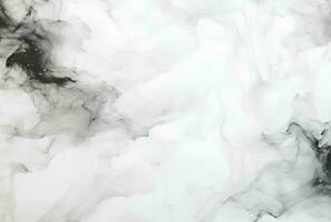 AI generated Marbled white abstract background. Liquid marble ink pattern. abstract white paint mixing in water photo