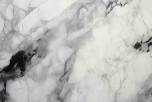 AI generated Marbled white abstract background. Liquid marble ink pattern. abstract white paint mixing in water photo