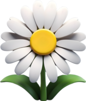 AI generated daisy flower clipart floral png