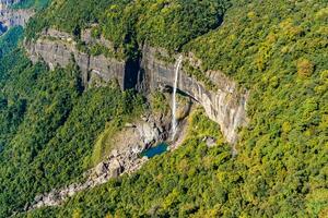 Nohkalikai Falls View point, Nohkalikai Road, Cherrapunji, Meghalaya, India photo