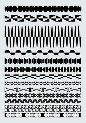Strip line black and white seamless pattern background wallpaper illustration vector textile, print, paper, editable