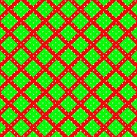 Vector illustration of checkered, rhombus pattern. green and red  abstract background. Retro color concept. Vector Illustrator.