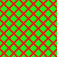 Vector illustration of checkered, rhombus pattern. green and red  abstract background. Retro color concept. Vector Illustrator.