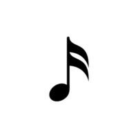 simple icon of musical notes vector