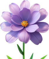 ai généré violet lavande fleur transparent Contexte png