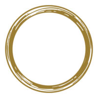 Zen Kreis Symbol Symbol auf das Gold Farbe. Zen Illustration zum Logo, Kunst rahmen, Kunst Illustration, Webseite oder Grafik Design Element. Format png