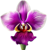 ai genererad orkide blomma ClipArt png