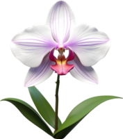 ai genererad orkide blomma ClipArt png