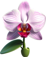 ai genererad orkide blomma ClipArt png