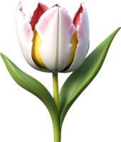 ai gegenereerd een tulp bloem PNG