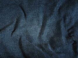 Close up texture of denim for background photo