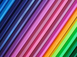 Full frame shot of color pencils for texture background photo