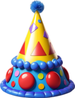 AI generated party hats png illustration