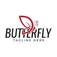 mariposa logo diseño vector plantilla, mariposa logo para hermoso y spa negocio