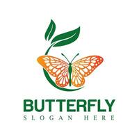 Butterfly logo design vector template, Butterfly logo for beaufy and Spa business