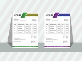 Free Vector Invoice Design For Your Company