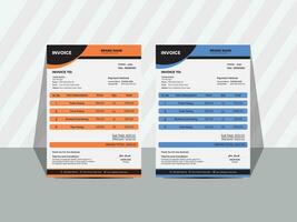 Free Vector Invoice Design For Your Company