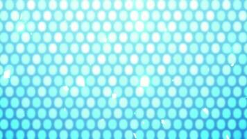 Animación de bucle de fondo de partículas azul bokeh video