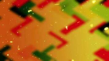 abstract background with colorful squares and triangles video