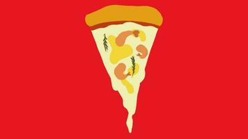 2d animated pizza video