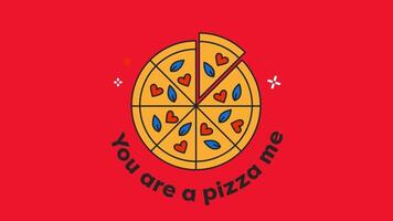 2d animated pizza video