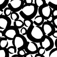 Seamless pattern with sketch circles shape vector