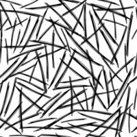 Seamless pattern with black pencil brushstrokes vector