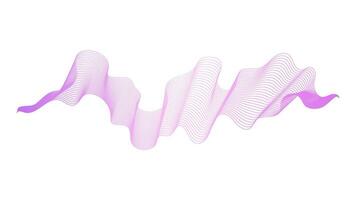 Abstract backdrop with wave gradient lines vector