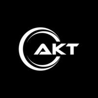 AKT Letter Logo Design, Inspiration for a Unique Identity. Modern Elegance and Creative Design. Watermark Your Success with the Striking this Logo. vector