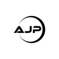 ajp letra logo diseño, inspiración para un único identidad. moderno elegancia y creativo diseño. filigrana tu éxito con el sorprendentes esta logo. vector